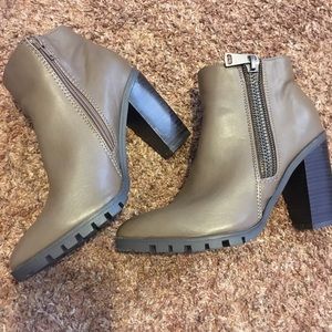 Chunky ankle booties
